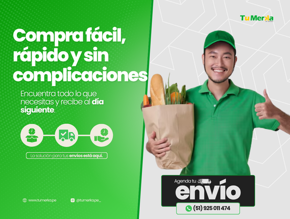 Tumerka, agenda tu envio